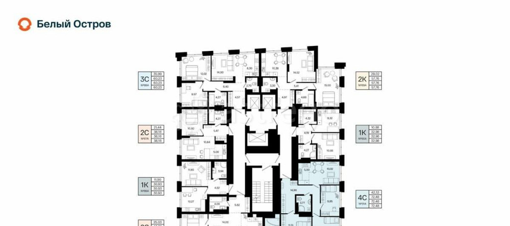 4-комн. квартира, 72.48 м2, 14/20 эт. Уфа - изображение 7