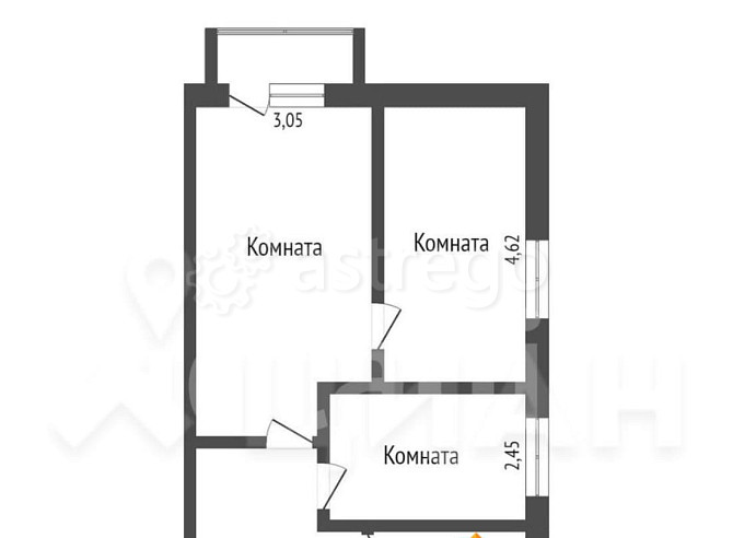 3-комн. квартира, 50.1 м2, 5/5 эт. Стерлитамак - изображение 4