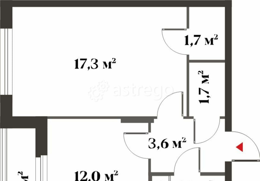1-комн. квартира, 40.6 м2, 4/6 эт. Красногорск - изображение 1