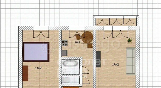 2-комн. квартира, 43.9 м2, 3/5 эт. Бийск - изображение 4