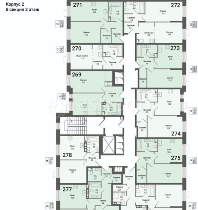 1-комн. квартира, 40.5 м2, 2/8 эт. Королев - изображение 4