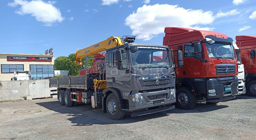Самосвал Howo ТХ 6x4 12 т 284 л.с. МКПП с КМУ SQS300-4 Набережные Челны - изображение 1