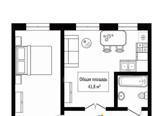 2-комн. квартира, 41.8 м2, 3/4 эт. Горно-Алтайск
