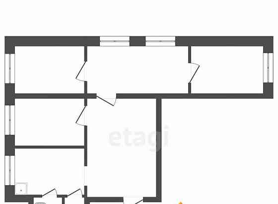 4-комн. квартира, 65.8 м2, 1/5 эт. Емельяново