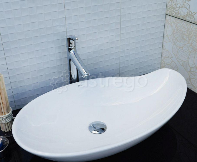 Раковина на столешницу Cerama LUX 9052 (65х38х14) Красноярск - изображение 1