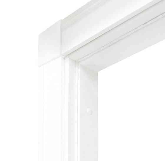 Элемент дверного декора Олови крашенный белый "камень" 110x18x110 мм Санкт-Петербург