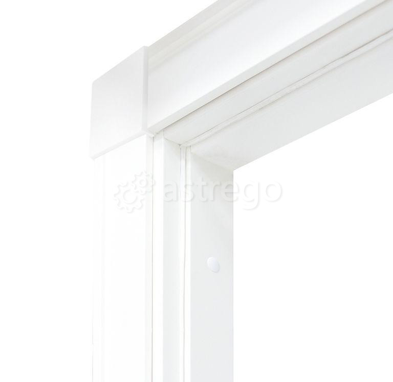 Элемент дверного декора Олови крашенный белый "камень" 110x18x110 мм Санкт-Петербург - изображение 1