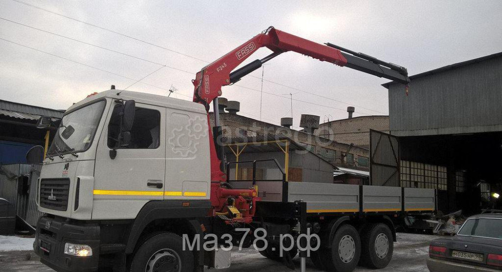 Бортовой МАЗ 6312С5 с КМУ FASSI F245А 0.24 Fassi Санкт-Петербург - изображение 1