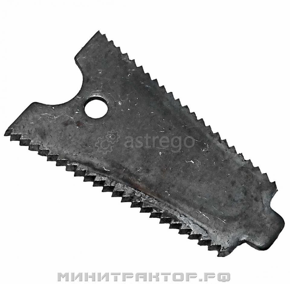 Пластина противорежущая с пазом (противорез) сегментной косилки 9G, КСФ, КНК Новосибирск - изображение 1