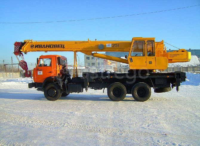 Автокран Ивановец КС-45717К-1 25 т на шасси КАМАЗ 65115 (6х4) Самара - изображение 1