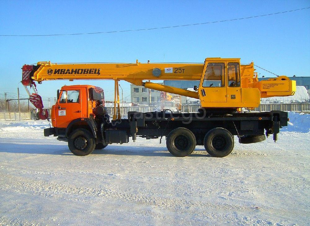 Автокран Ивановец КС-45717К-1 25 т на шасси КАМАЗ 65115 (6х4) Самара - изображение 1