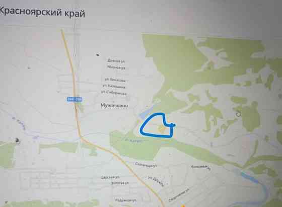 Земельный участок, 0.96 га Емельяново