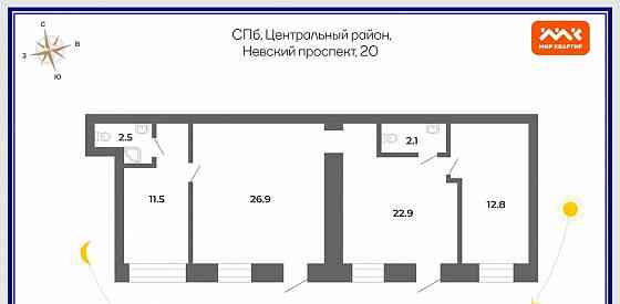 Свободного назначения, 84 м2 Санкт-Петербург