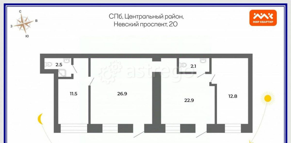 Свободного назначения, 84 м2 Санкт-Петербург - изображение 5