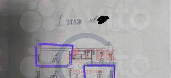 Комната, 53.4 м2, 1/3 эт. Люберцы