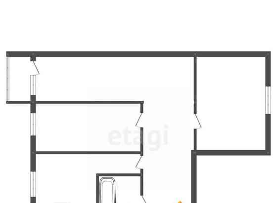 3-комн. квартира, 58.1 м2, 5/5 эт. Белогорск