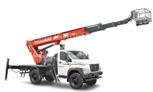 Автовышка Socage T328 на шасси Газ С41R13 Самара