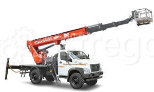 Автовышка Socage T328 на шасси Газ С41R13 Самара - изображение 1
