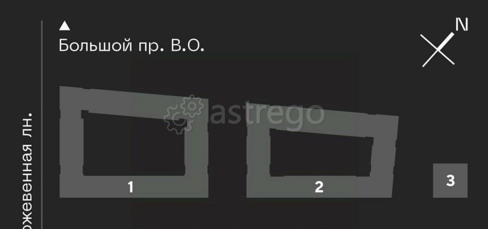 Свободного назначения, 128.86 м2 Санкт-Петербург - изображение 1