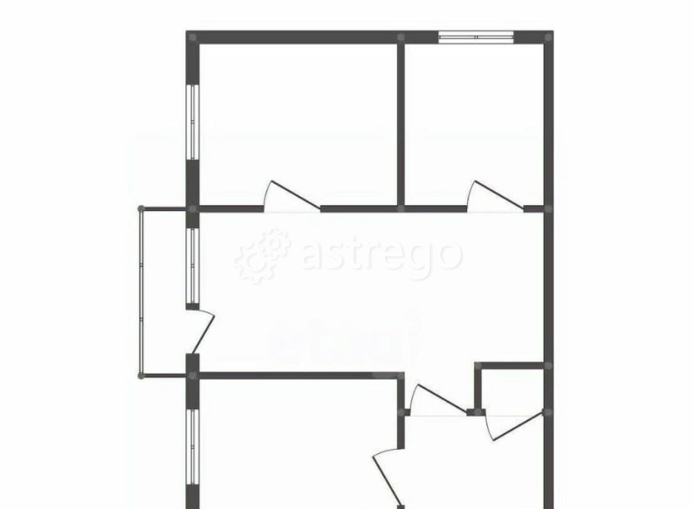 4-комн. квартира, 60 м2, 5/5 эт. Свободный - изображение 1