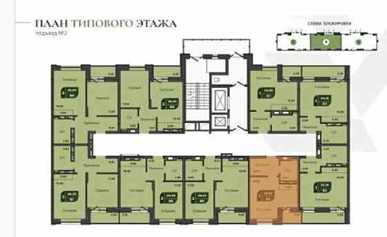 1-комн. квартира, 33.15 м2, 9/17 эт. Красноярск