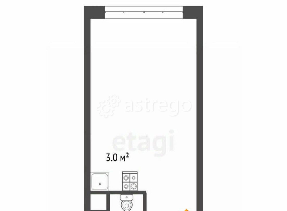 Студия, 21.1 м2, 2/25 эт. Балашиха - изображение 7