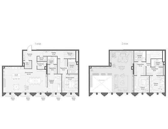 4-комн. квартира, 246.3 м2, 3/12 эт. Москва