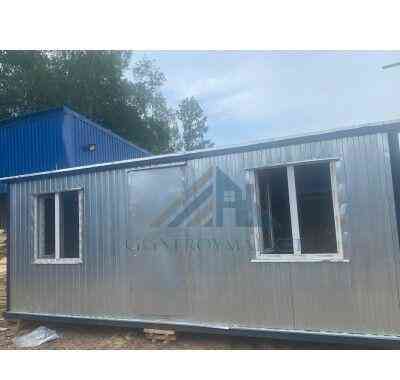 Бытовка металлическая БК-03 6,0х2,4м «Распашонка» утепленная под столовую Москва