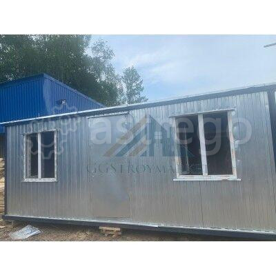 Бытовка металлическая БК-03 6,0х2,4м «Распашонка» утепленная под столовую Москва - изображение 1