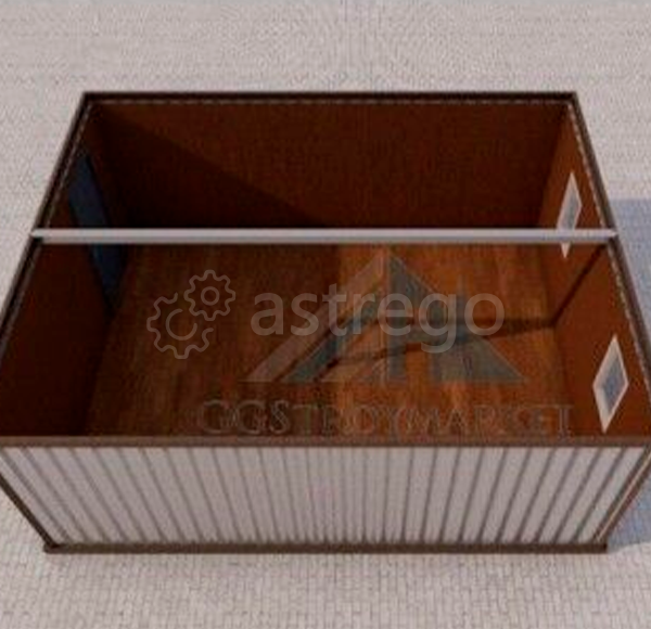 Модульное здание отделка МДФ 6х4,8х2,36 м GGStroyMarket, Россия Москва - изображение 1