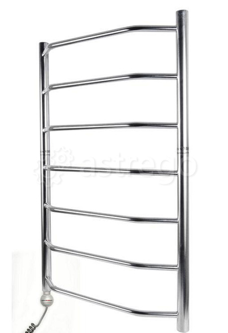 Черный электрический полотенцесушитель "Амбер" 500/800 Симферополь - изображение 1