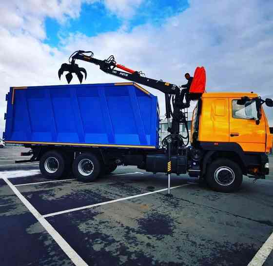 Ломовоз КМУ МАЗ-6312C5-8575-012 Евро-5 кузов 30 куб Р97М захват ГЛ-6М Ломовоз-Сервис КМУ Краснодар
