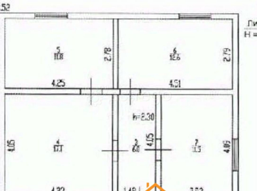 4-комн. квартира, 74 м2, 1/1 эт. Поспелиха - изображение 7