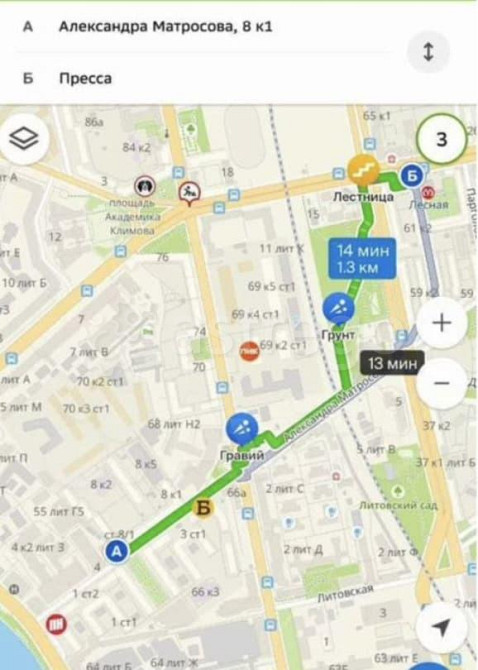Студия, 21 м2, 1/12 эт. Санкт-Петербург - изображение 2