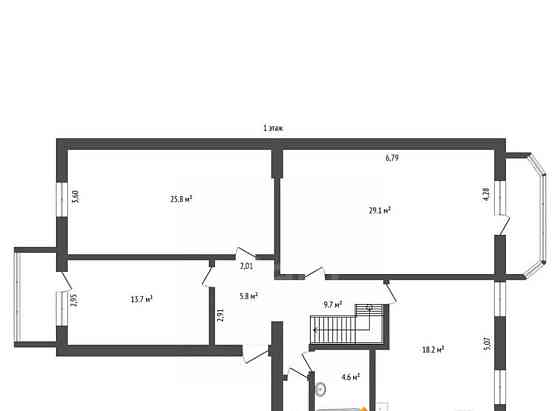 4-комн. квартира, 141.2 м2, 5/5 эт. Благовещенск