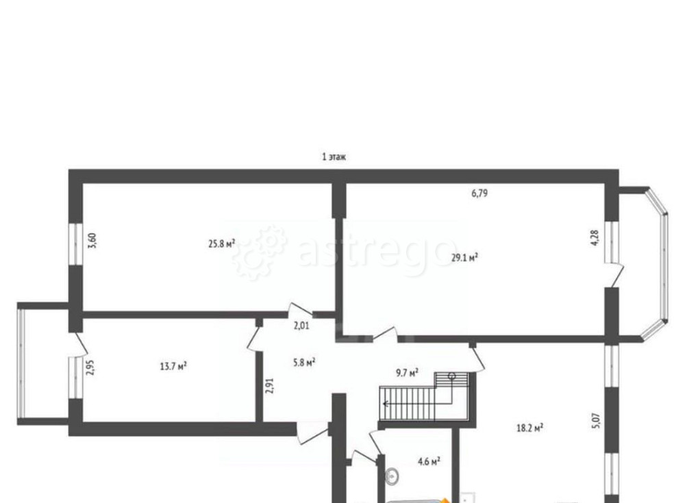 4-комн. квартира, 141.2 м2, 5/5 эт. Благовещенск - изображение 2