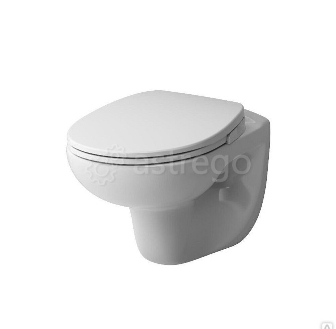 Подвесной унитаз, безободковый, с механической крышкой-биде Clean Care без смесителя CCM741700 Sense Новосибирск - изображение 1