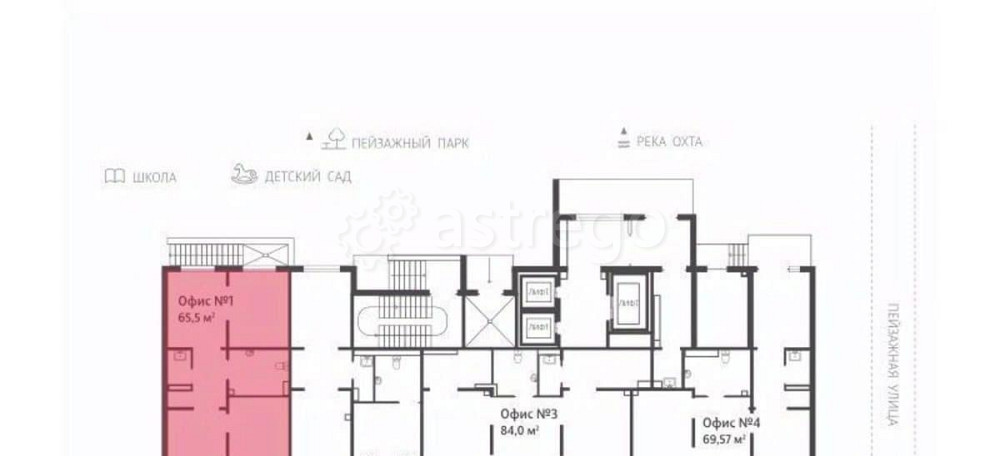 Свободного назначения, 65.3 м2 Санкт-Петербург - изображение 3