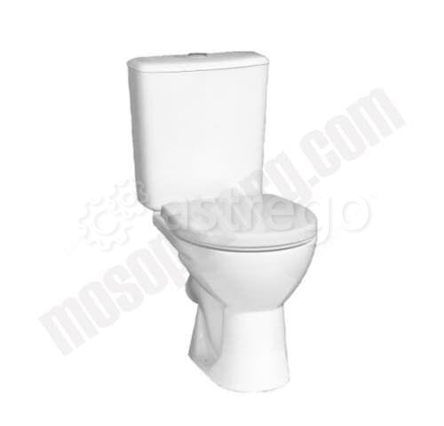 Унитаз-компакт Орион крап на белом нижний подвод косой выпуск 1 режим Santeri 1.P400.8.S01.00B.F 023 Москва - изображение 1