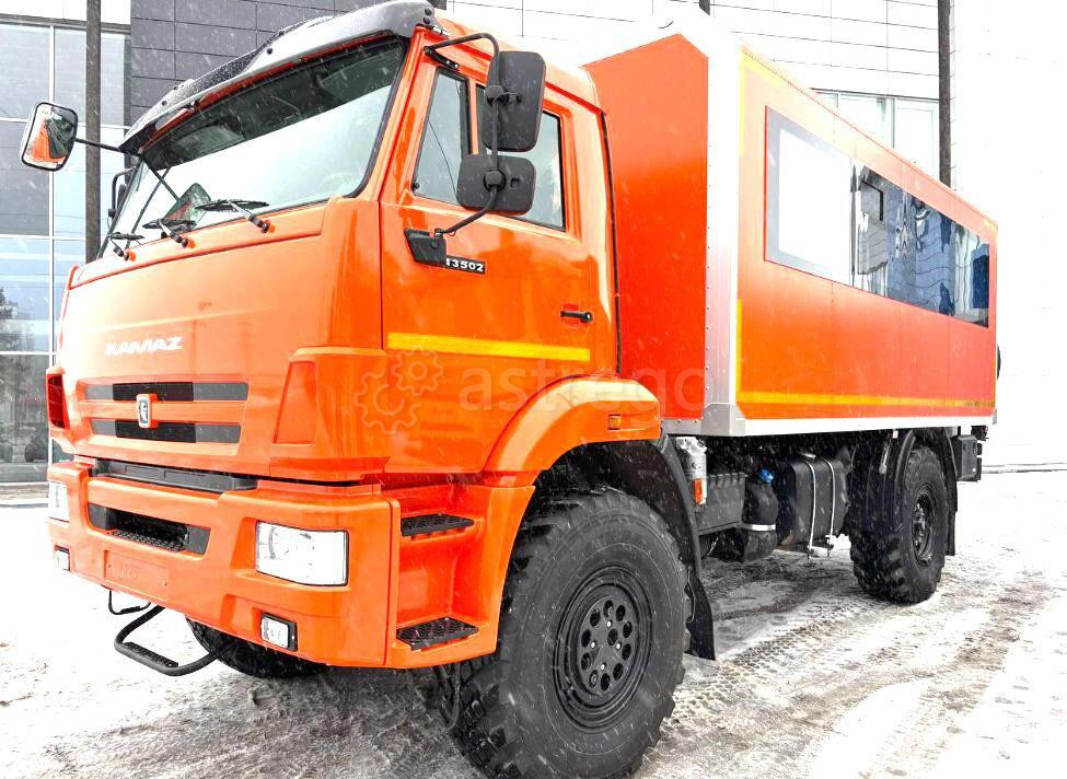 Автобус вахтовый КАМАЗ 43502-48, колесная формула 4х4, грузоподъемность 5.95 т, бак 350+210 л Набережные Челны - изображение 1