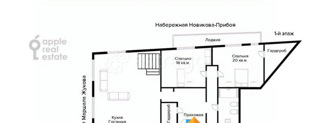 5-комн. квартира, 230 м2, 44/45 эт. Москва - изображение 2
