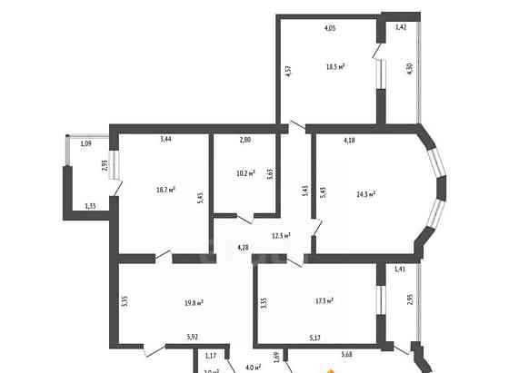 4-комн. квартира, 174.8 м2, 2/5 эт. Благовещенск