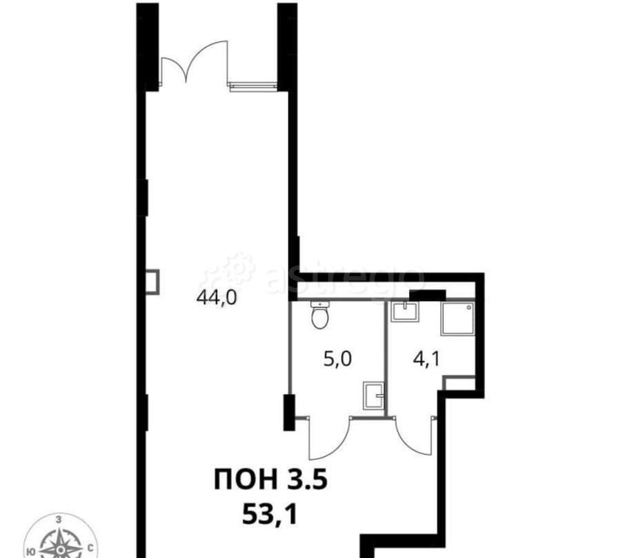 Свободного назначения, 53.1 м2 Химки - изображение 7