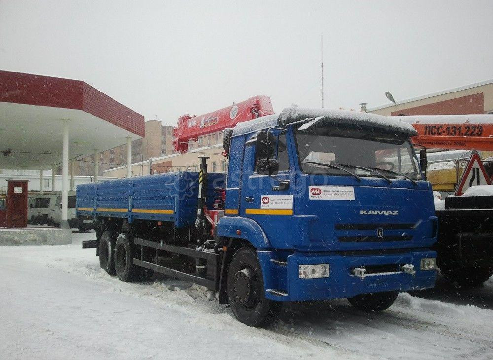 Тягач КМУ КАМАЗ 43118-23027-50 Евро-5 со спалкой Soosan SCS746L Top верхнее управление Самара - изображение 1