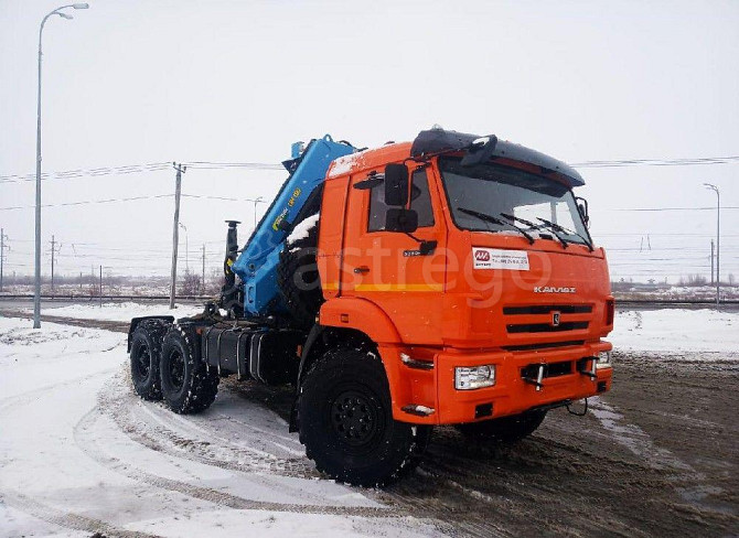 Кран манипулятор UNIC URV 504 на шасси Урал 44202 Самара - изображение 1
