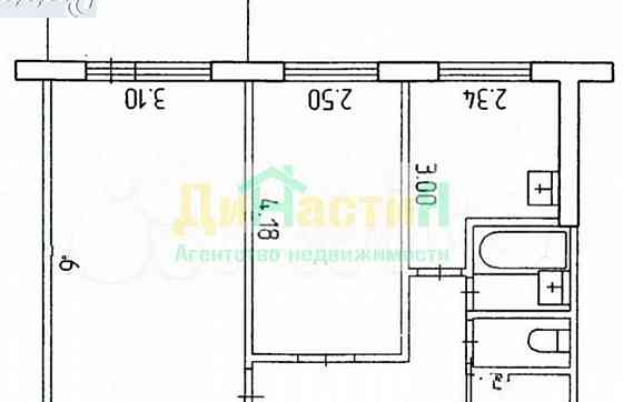 2-комн. квартира, 43.6 м2, 4/4 эт. Белгород