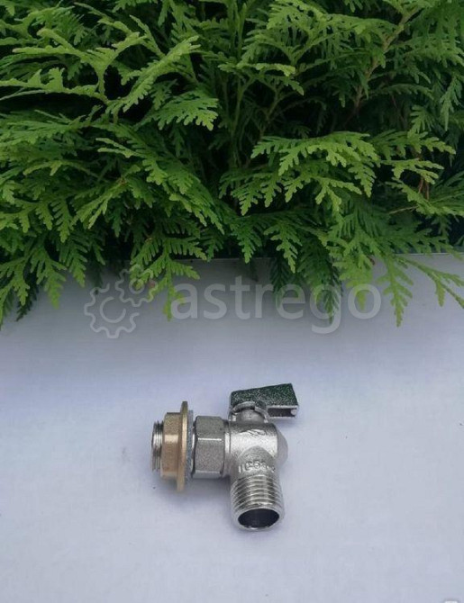 Кран шаровый латунный угловой 1/2''х1/2" ЗТО ПОТОК Москва - изображение 1