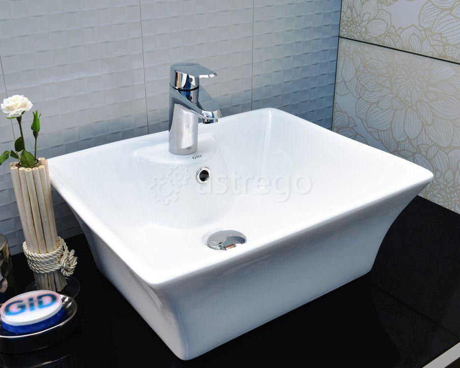 Раковина на столешницу Cerama LUX 9108 (49х41х19) Красноярск - изображение 1