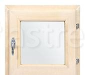 Форточка 300 х 300 стеклопакет для бани Керчь - изображение 1