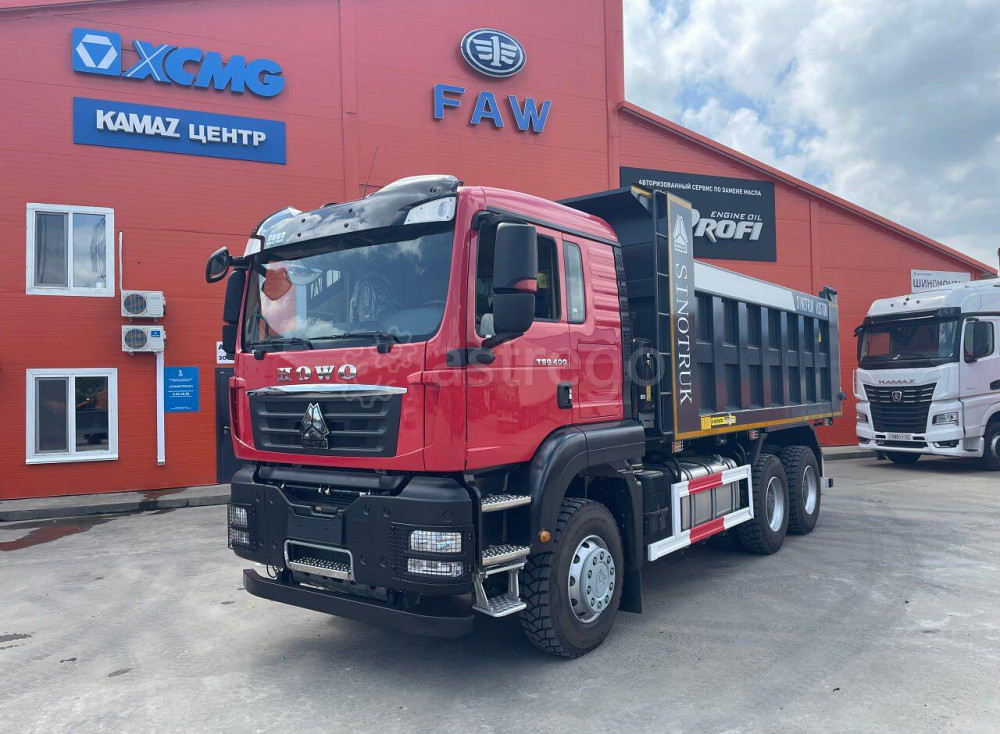 Самосвал Howo T5G 8х4 35 м3 440 л.с. синхронизированная КПП, кузов П-образный Набережные Челны - изображение 1